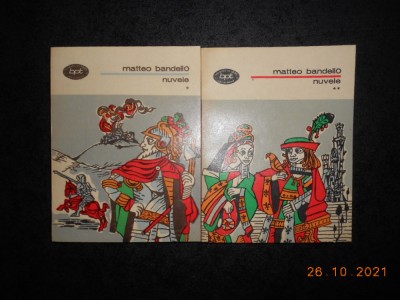 MATTEO BANDELLO - NUVELE 2 volume (1978) foto