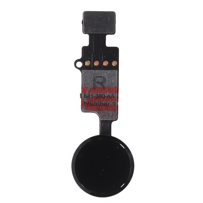 Buton meniu + flex iPhone 7 / 7 Plus BLACK foto