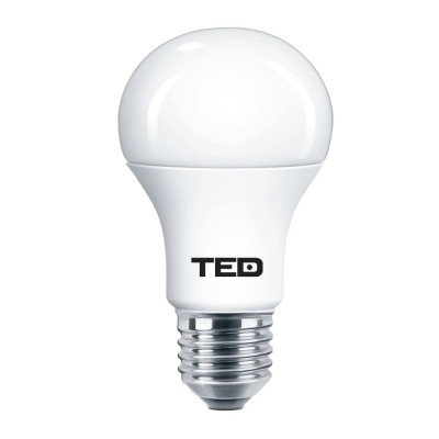 Bec LED E27, 10W 2700K A60 900lm, TED foto