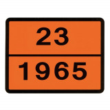 PLACA ADR 23-1965 30X40 CM LPG HICO 64795