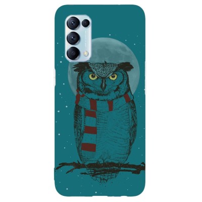 Husa compatibila cu Oppo A15 model Winter Owl, Silicon, TPU, Viceversa foto
