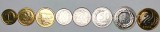 POLONIA LOT / SET Nr 1 , 8 buc : 1 + 2 + 5 + 10 + 20 + 50 Groszy 2014 + 1 Zlot 2024 + 2 Zloti 2014 , XF+++/ a UNC