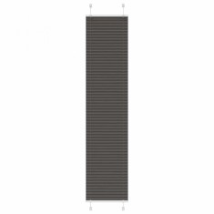 vidaXL Jaluzea plisată negru 40x200 cm Lățime țesătură 39,4cm poliester 4015148