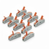 Conector rapid cablu 2P, 0.08-4mm, 32A 450V Leader 10 Bucati
