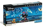 Puzzle Clementoni panoramic, Mickey si Minnie, 1000 piese