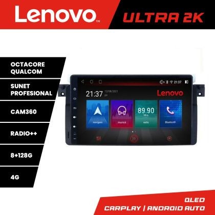 Navigatie BMW Seria 3 E46 M-052 Octa Core Android Radio Bluetooth GPS WIFI/4G DSP 2K 8+128GB 360 Toslink CarStore Technology
