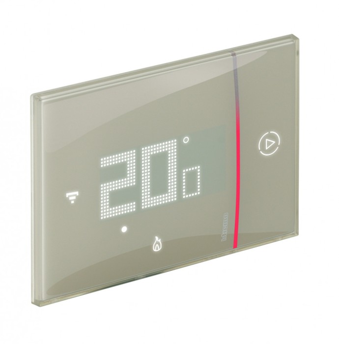 Termostat conectat Netatmo Wi-Fi incastrat 3M Living Now Bticino nisip XM8002
