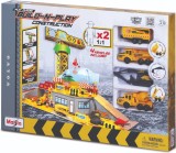Set de constructii Maisto Build-N-Play cu 4 vehicule die-cast