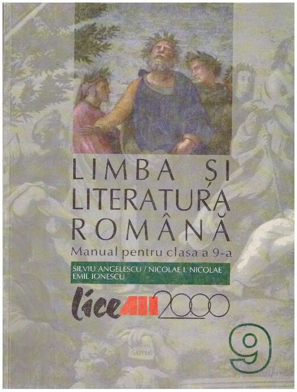 Limba si literatura romana - Manual pentru clasa a 9-a | Okazii.ro