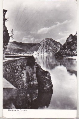 bnk cp Dunarea la Cazane - Vedere - uzata foto