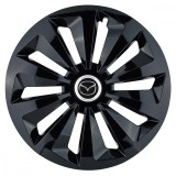 Set 4 capace roti Fox negru R15 pentru gama auto Mazda