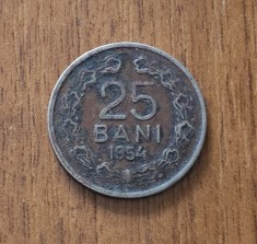 25 bani 1954, RPR / Romania foto