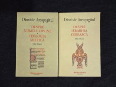 Despre numele divine. Teologia mistica, Despre ierarhia cereasca &ndash; Sf. Dionisie Areopagitul (ed. bilingva, 2 vol.)