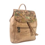 Rucsac din pluta cu capac mozaic