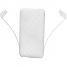 Baterie externa 10000 mah Dual USB,portabil cu cablu incorporat PowerBank