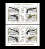 Cumpara ieftin ✅ RO 2008 LP 1794 d "Arme de foc din Muzeul National Militar", set blocuri T I + T II / colita 418 I + 418 II, MNH