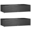 Huse Mobilier Gradina Gossi, 2 Buc, 315x160x75 cm, Patrate, Impermeabile, Protectie UV, Ocheti Aluminiu, Negre