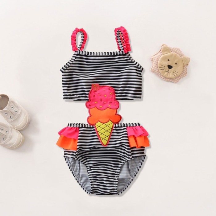 Costum de baie decupat Inghetata Drool (Marime: 130)