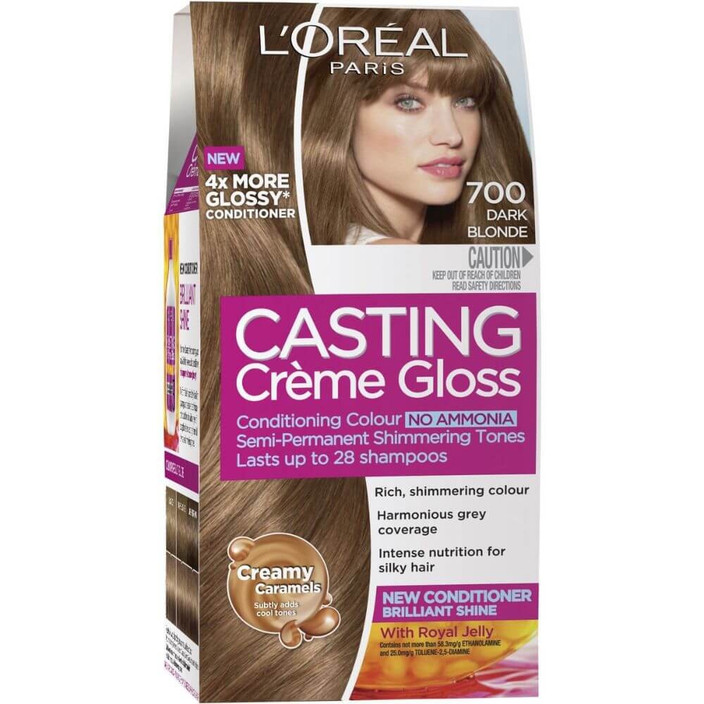 Vopsea de Par Semipermanenta L'OREAL Paris Casting Creme Gloss 700, 180 ml, Fara  Amoniac, Dark Blonde, Vopsea de Par L'OREAL Paris, Vopsea de Par Fara |  Okazii.ro