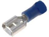 Papuc 6.3mm mama albastru partial izolat