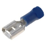 Papuc 6.3mm mama albastru partial izolat