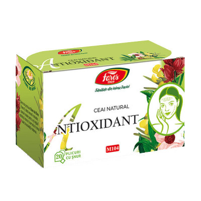 Ceai Antioxidant 20 pliculete Fares foto
