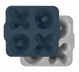 Set recipiente de gatit minikoioi, 100% premium silicon &ndash; deep blue / powder grey