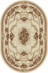 Covor Clasic Lotos 574 Oval - 60x110, Crem, Bej foto