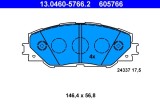 ATE 13.0460-5766.2 set placute frana,frana disc