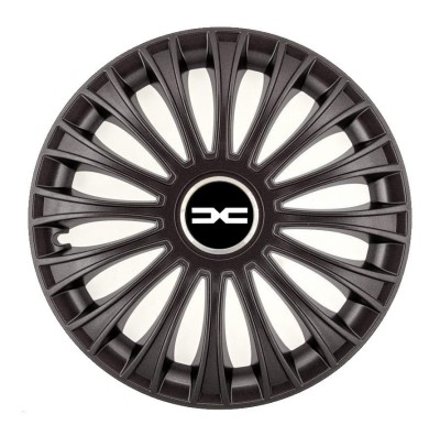 Set 4 capace roti pentru Dacia Nou, model Dino Black, R14 foto