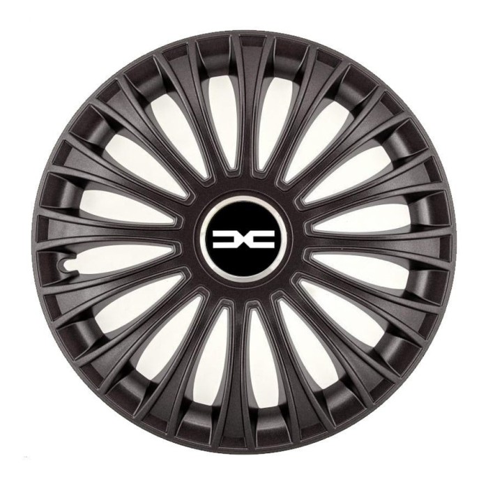 Set 4 capace roti pentru Dacia Nou, model Dino Black, R14