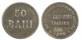 q593 ROMANIA JETON 50 BANI 1890 INTREPRIDEREA PALATULUI DE JUSTITIE N. CUTARIDA INDINER otel 18,65mm 1,58g frumoasa