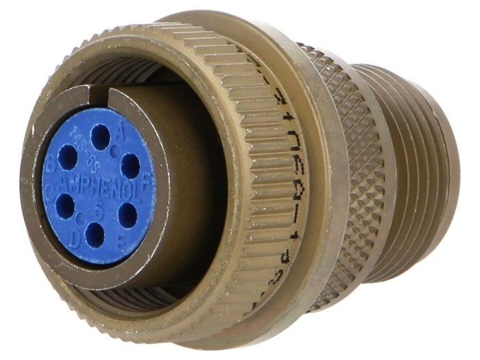Conector circular 14S-6S, 6 pini