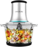 Tocator electric Cecotec ChopBeat 2000, 500W, 4 lame inox, vas 500g, 2 viteze, otel inoxidabil