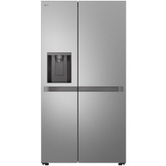 Side by side LG GSL40PYPE, 638 l, No Frost, Compresor Smart Inverter, LinearCooling, Smart diagnosis, Clasa E, Dozator apa, H 179 cm, Argintiu