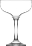Set 6 pahare coupe pentru sampanie LAV Misket, sticla, 235 ml