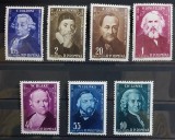 Romania 1958 - Aniversari culturale MNH