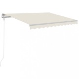 Cumpara ieftin Copertina retractabila automat, crem, 300x250 cm