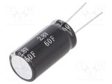 Supercondensator BIGCAP 60F 2,8VDC &Oslash;18x34mm 30m&Omega; -40&divide;65&deg;C