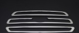 Ornamente Inox Grila Ford Transit 2013-2023, 3 piese, Design Laser, Montaj Facil cu Banda Dublu Adeziva