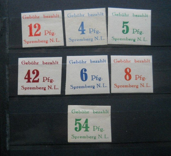 CN GERMANIA POSTA LOCALA SPREMBERG