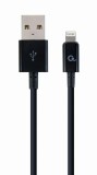 CABLU alimentare si date GEMBIRD, pt. smartphone, USB 2.0 (T) la Lightning (T), 2m, black, &amp;quot;CC-USB2P-AMLM-2M&amp;quot; (timbru verde 0.08 lei)