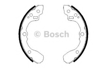 Set saboti frana KIA RIO combi (DC) (2000 - 2005) BOSCH 0 986 487 687 foto