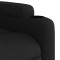 Fotoliu rabatabil, negru, material textil - 7