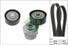 INA 529 0383 10 Set curea transmisie cu caneluri