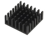 Radiator Aluminiu Negru 25x25x10mm