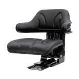 Scaun tractor cu suspensie mecanica si suport lombar, 120 Kg, negru