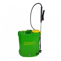 Pompa de stropit electrica PROCRAFT AS12L, 12V, Volum 12 litri, 3 tipuri de pulverizare