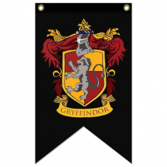 Steag De Perete / Banner HARRY POTTER 125x75cm - Negru Gryffindor foto