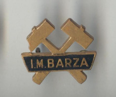 Insigna veche minerit Intreprinderea Miniera BARZA foto